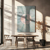 Yoga Boho Sun Green 1 Poster och Canvastavla