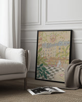 Antique Book Store 70x100 Poster och Canvastavla