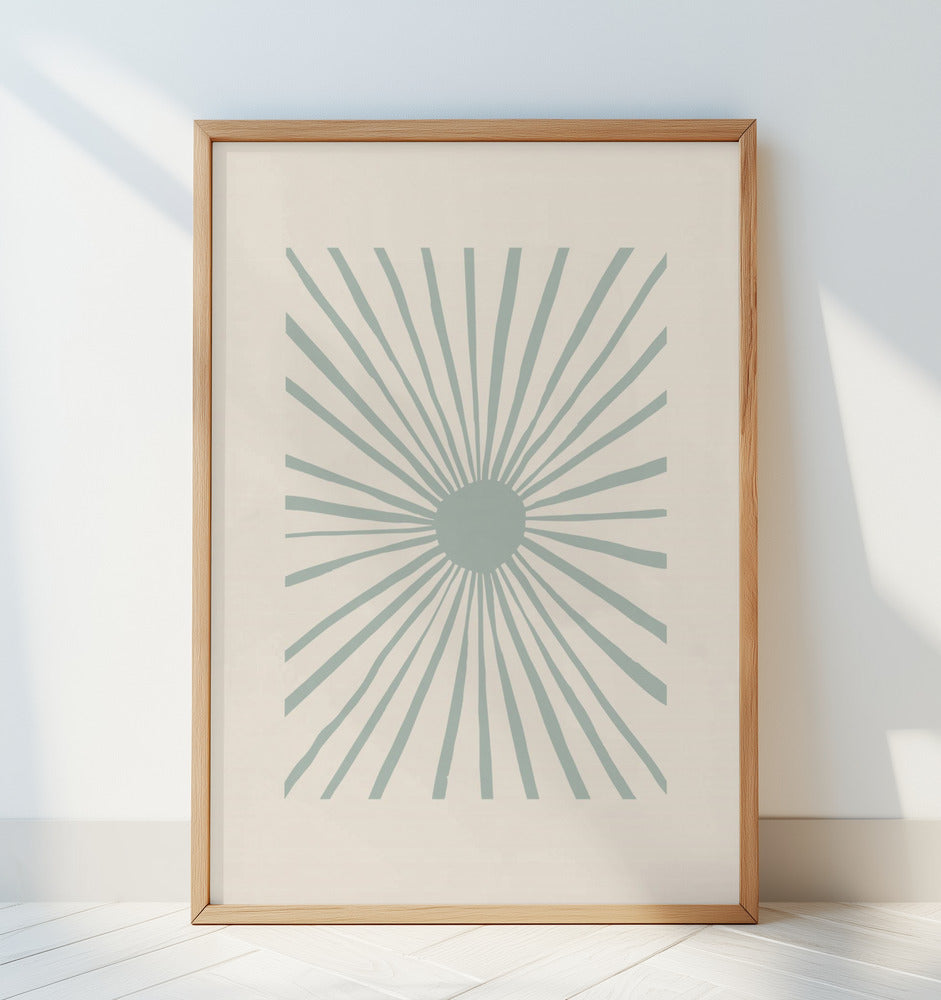 The Sun Grey Poster och Canvastavla