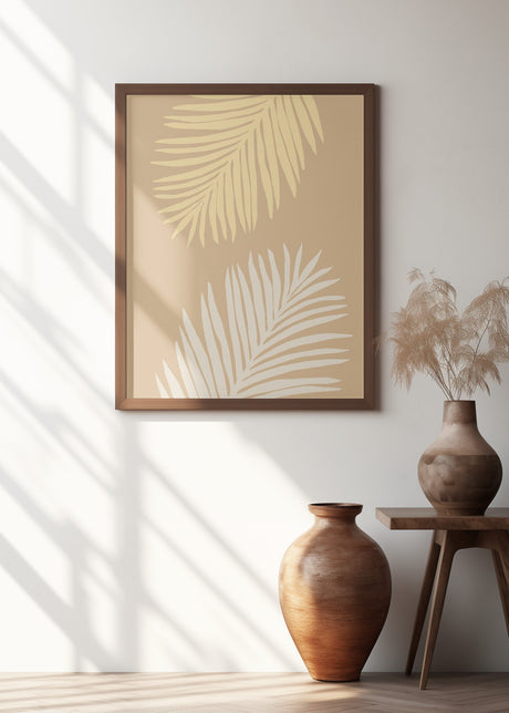 Leaves Yellow Poster och Canvastavla