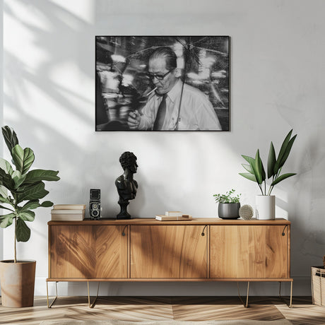 Rainy Night Poster och Canvastavla
