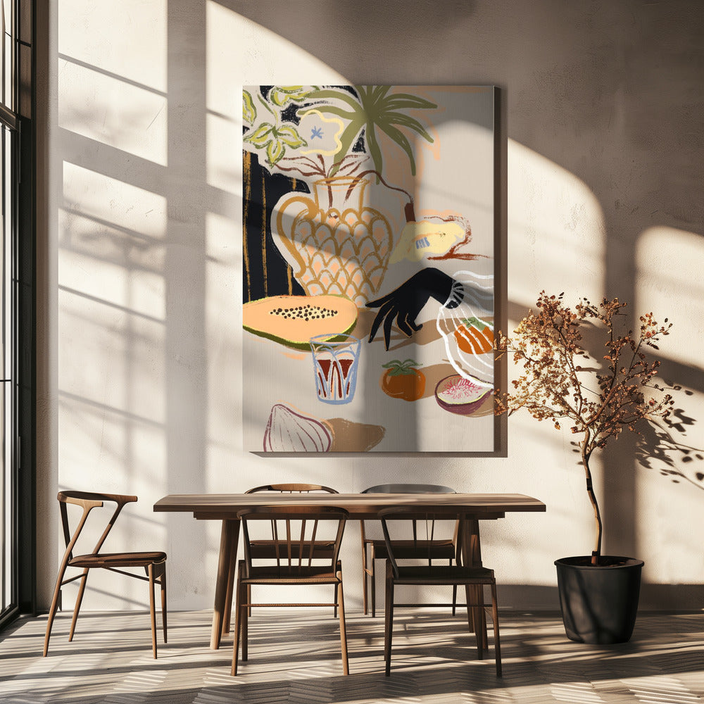Fruitful Spread Poster och Canvastavla