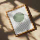 Green Moon No1. Poster och Canvastavla