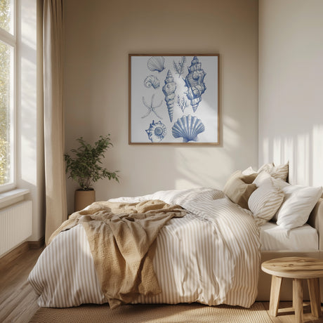 11x14 Shell Collage Poster och Canvastavla
