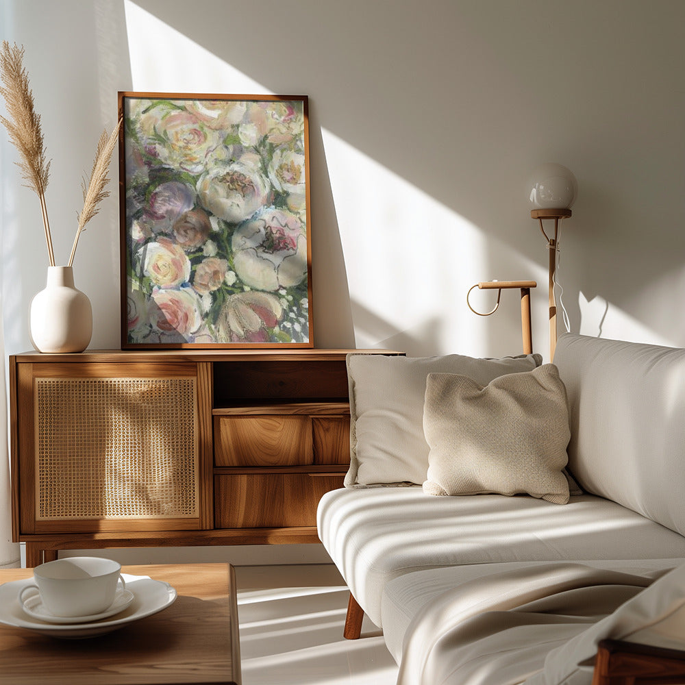 Maeve painterly florals Poster och Canvastavla