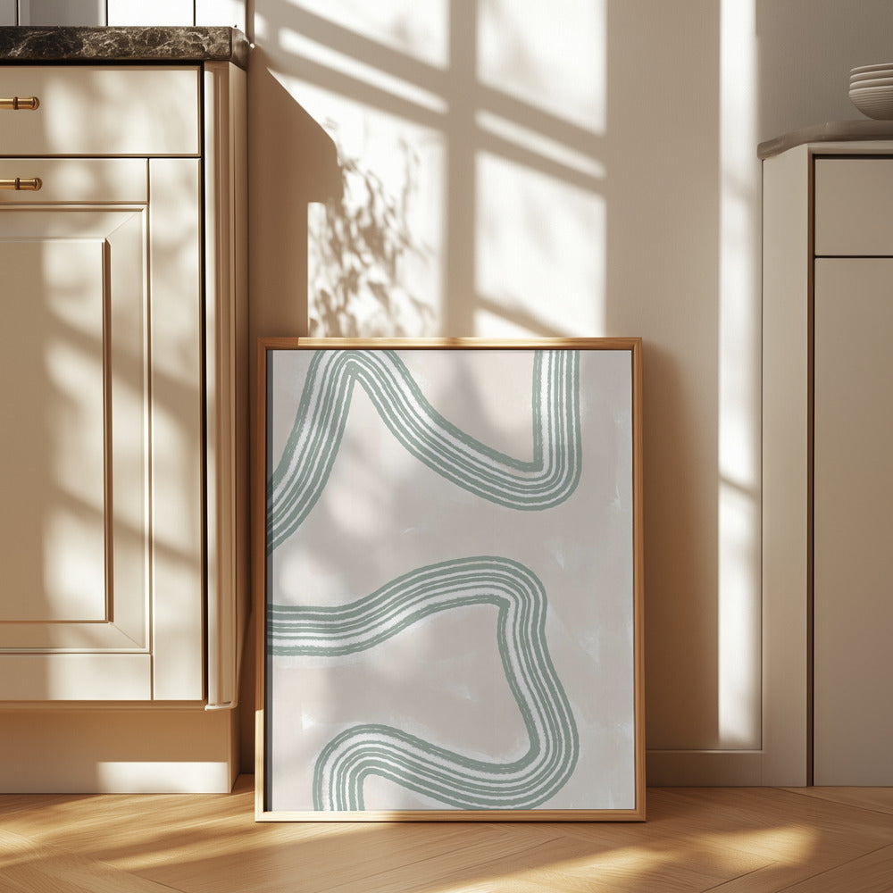 Abstracto Twist Poster och Canvastavla