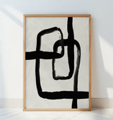 Blackstrokesno8 Poster och Canvastavla