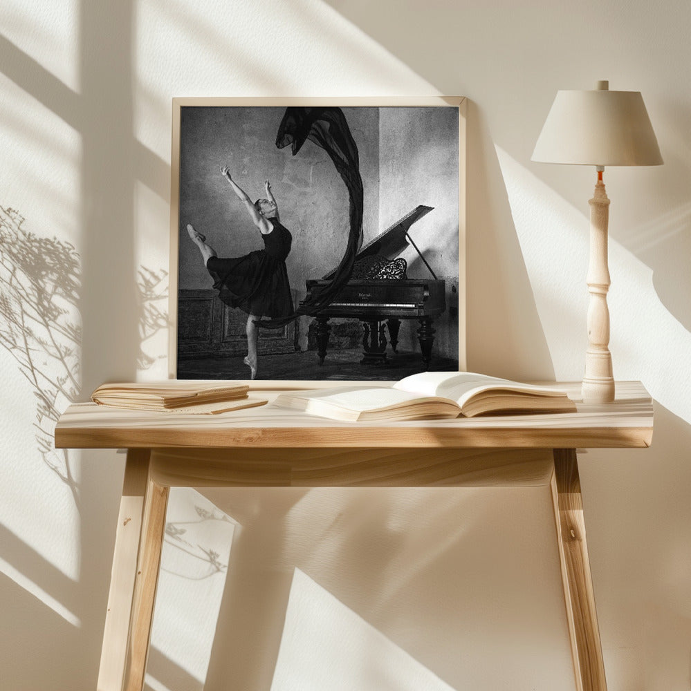 Dancer in black Poster och Canvastavla