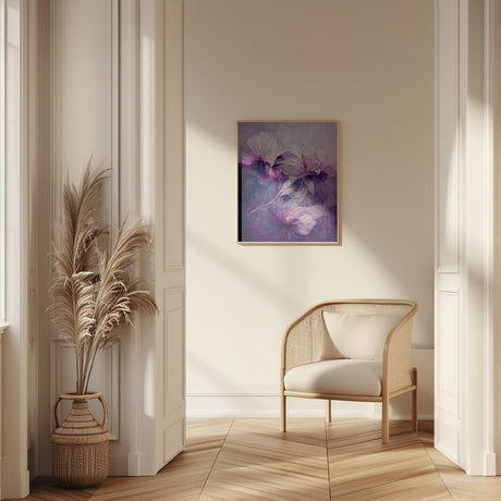 Purple Peony Poster och Canvastavla