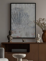 Abstract shell painting natural structure mural Poster och Canvastavla