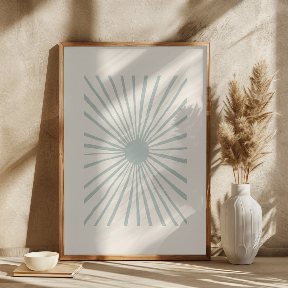 The Sun Grey Poster och Canvastavla