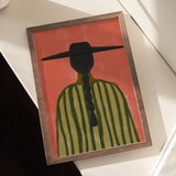 Southwester Woman No.2 Poster och Canvastavla
