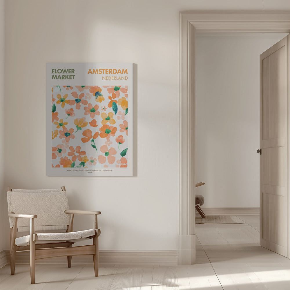 Amsterdam Poster och Canvastavla
