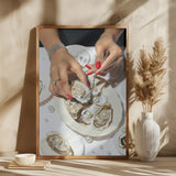Oyster & Pearls No 01 Poster och Canvastavla
