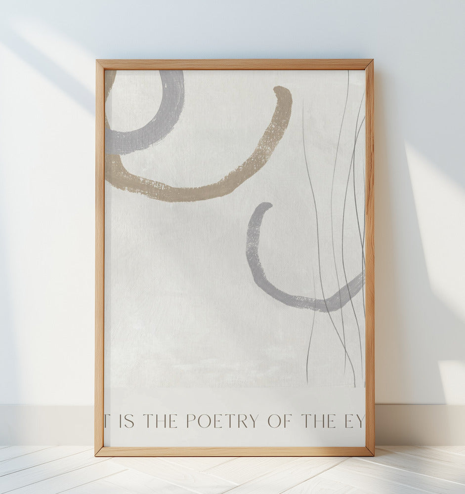 Artisthepoetryoftheeyes Poster och Canvastavla