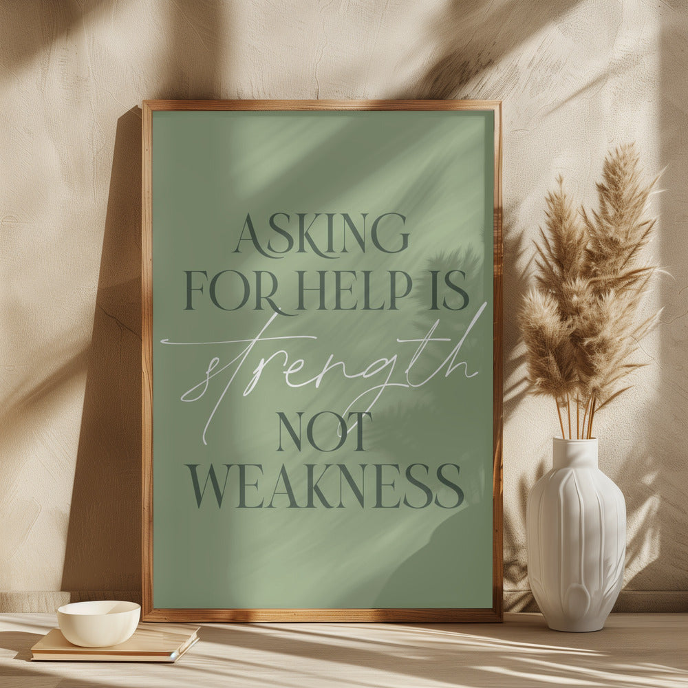 Asking Help Poster och Canvastavla