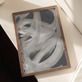 Abstract Brush Strokes 129X Poster och Canvastavla