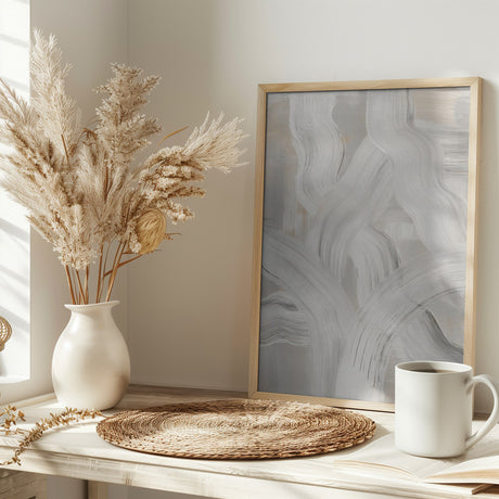 Abstract Brush Strokes 126 Poster och Canvastavla