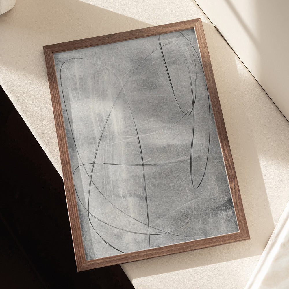 Gray context I Poster och Canvastavla