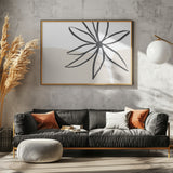 Flower and Cream Poster och Canvastavla