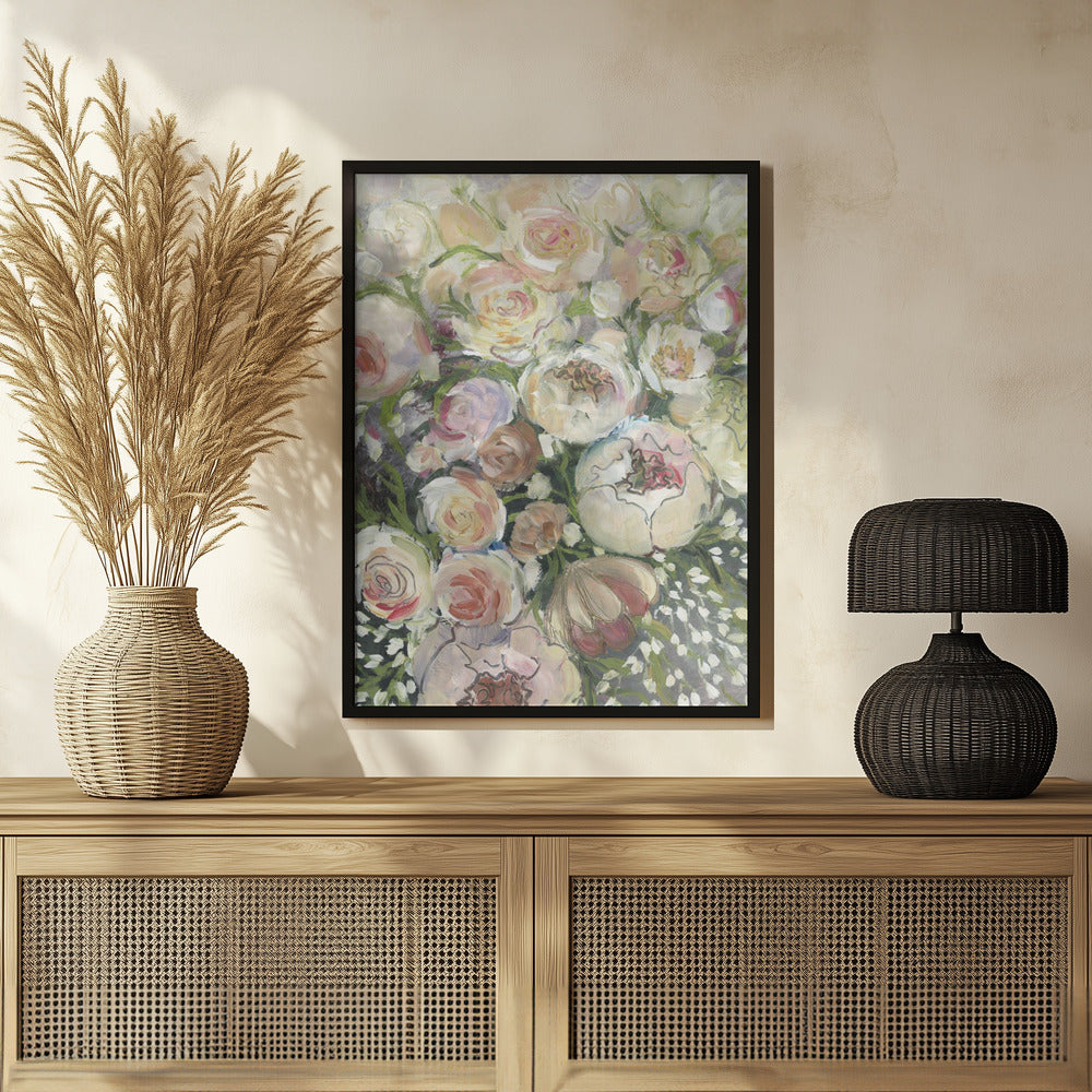 Maeve painterly florals Poster och Canvastavla