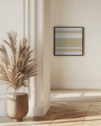 Simple Yellow Lines Pattern Poster och Canvastavla