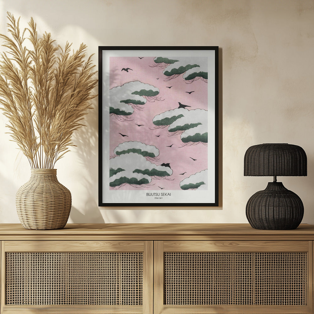 Pink Sky Poster och Canvastavla