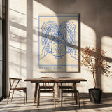 Vessel Collection : We Meet Again (LineArt) Poster och Canvastavla