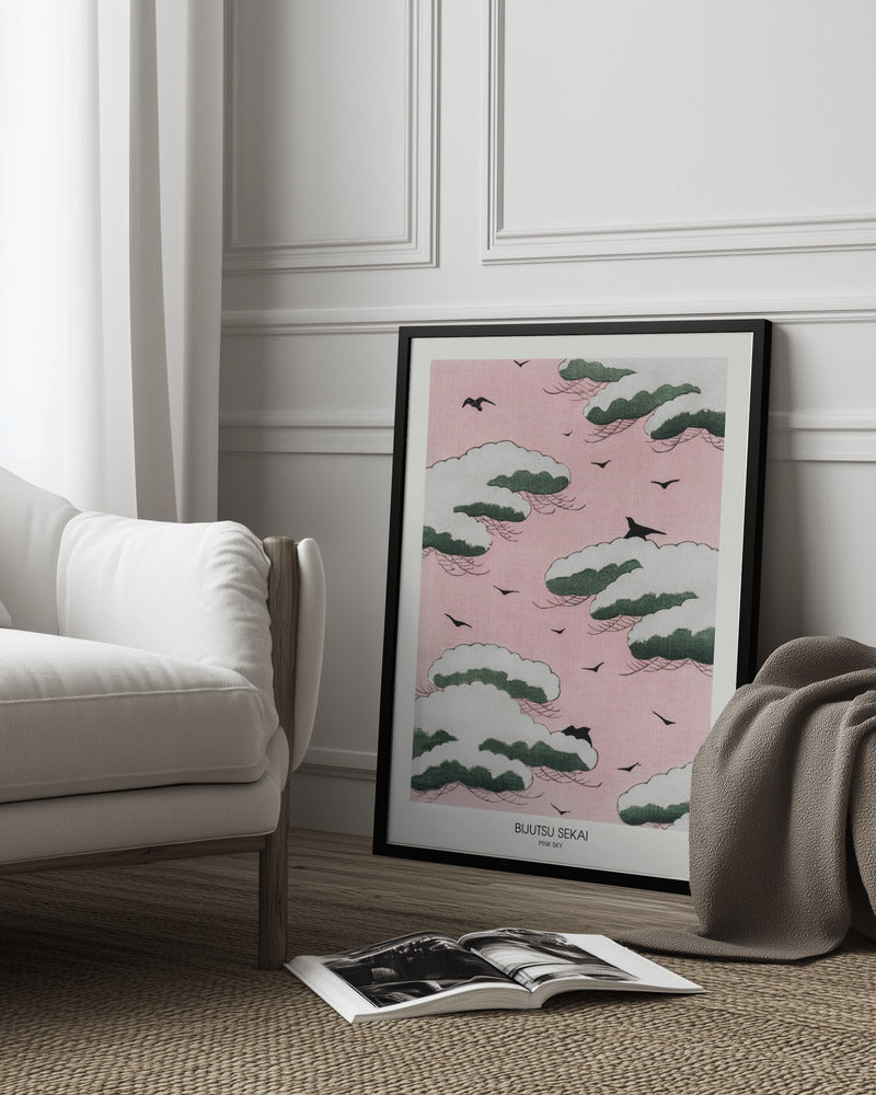 Pink Sky Poster och Canvastavla