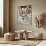 Oyster & Pearls No 01 Poster och Canvastavla