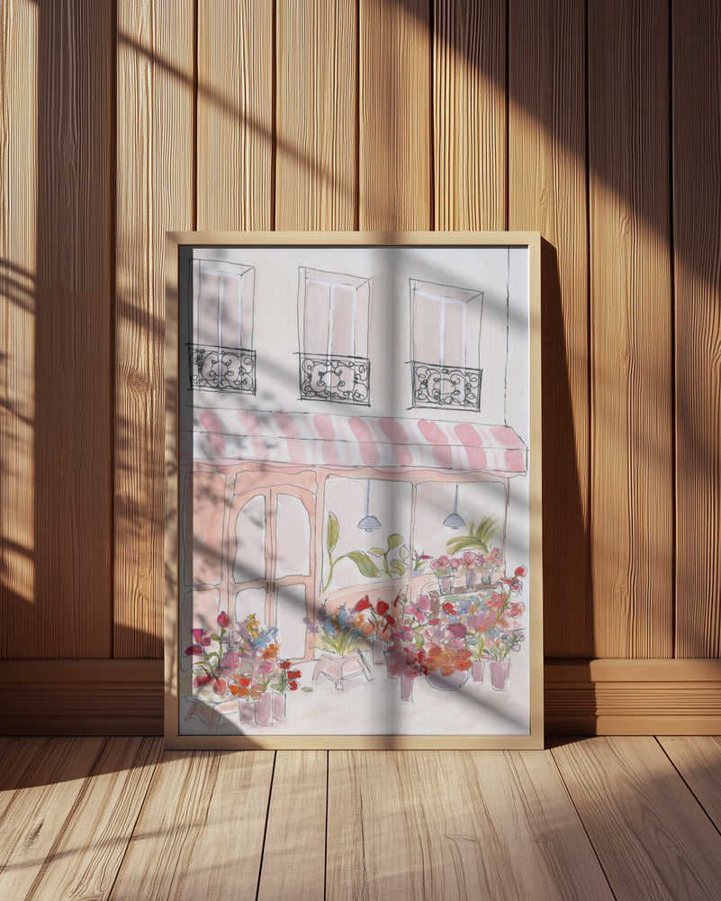Flower Shop 70x100 Poster och Canvastavla