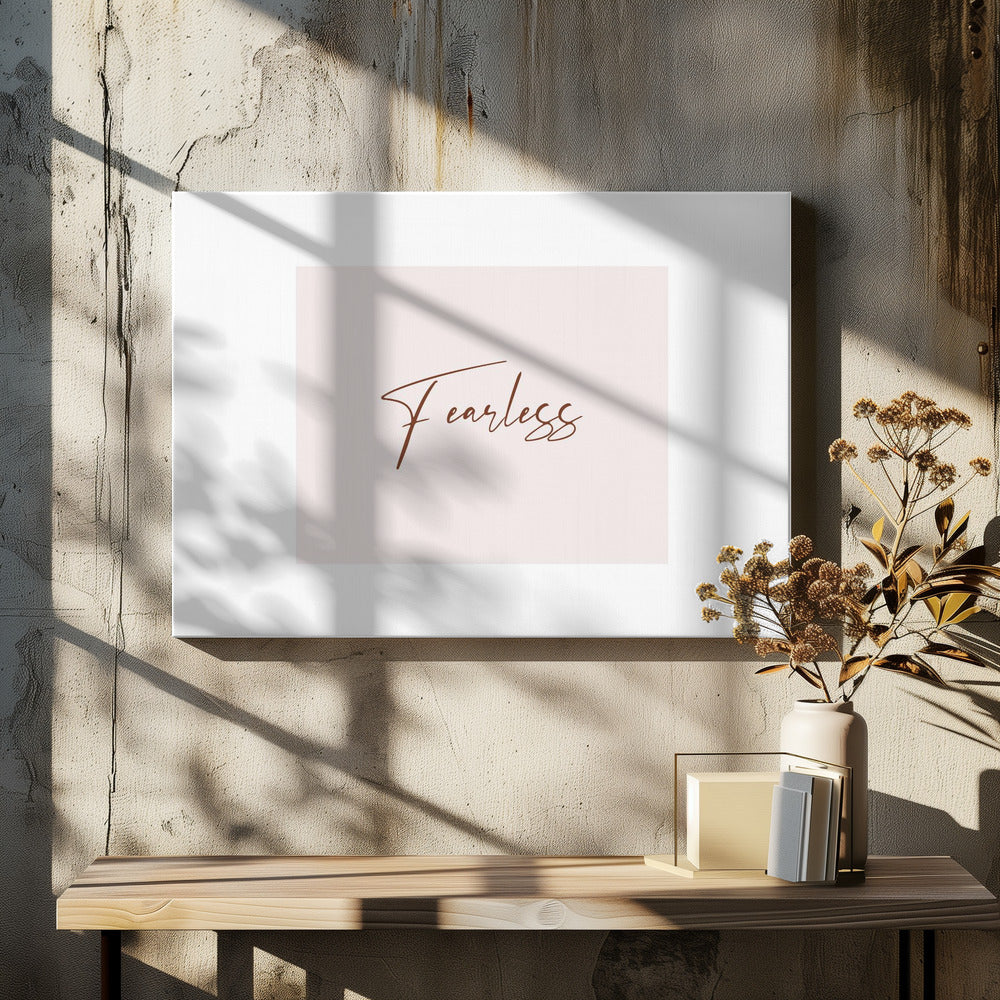 Fearless Poster och Canvastavla