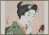 Woman Applying Rouge (1920) Poster och Canvastavla