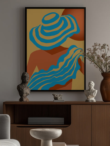 The Blue Sarong Poster och Canvastavla