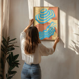The Blue Sarong Poster och Canvastavla