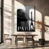 Paris Text 4 Poster och Canvastavla