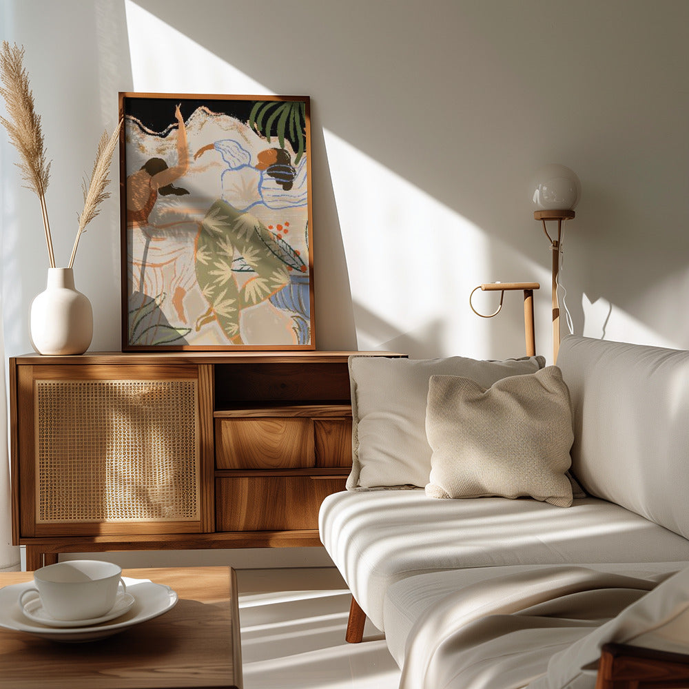 Moonlightdance Poster och Canvastavla