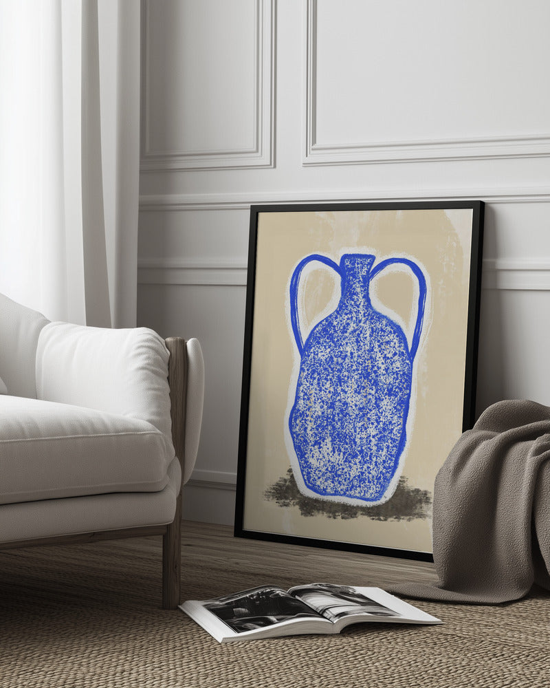 Big Blue Vase Poster och Canvastavla