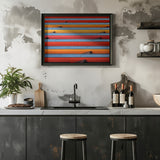 Colour Stripes Poster och Canvastavla