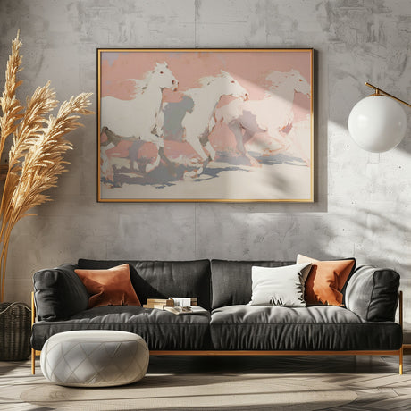 Wild horsesno2 Poster och Canvastavla