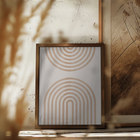 Rainbow Lines 2 Poster och Canvastavla