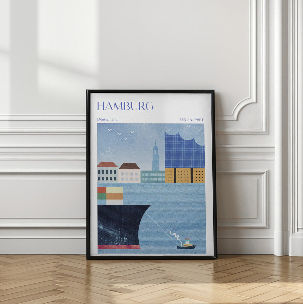 Hamburg, Germany Poster och Canvastavla