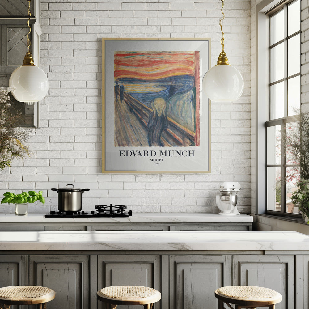 Skriet (The Scream) Poster och Canvastavla