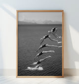 The beauty of diving Poster och Canvastavla
