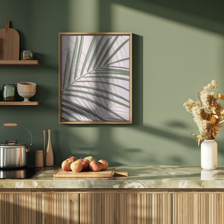 Palm Leaf Shadow Poster och Canvastavla