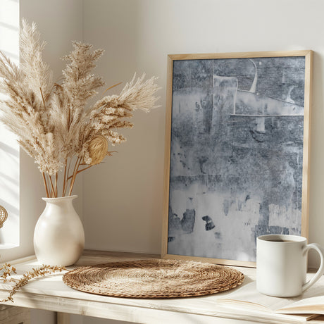 Concrete structure 12 Abstract painting mural Poster och Canvastavla