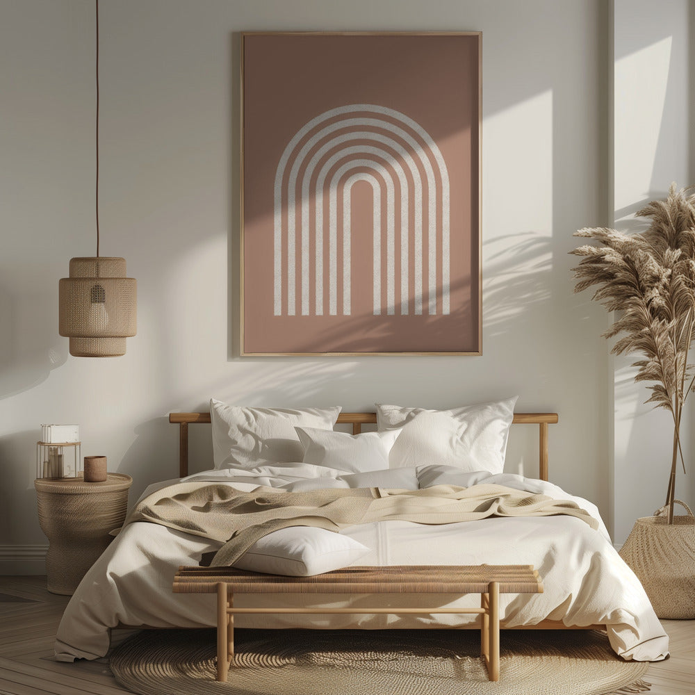 Rainbow lines Poster och Canvastavla