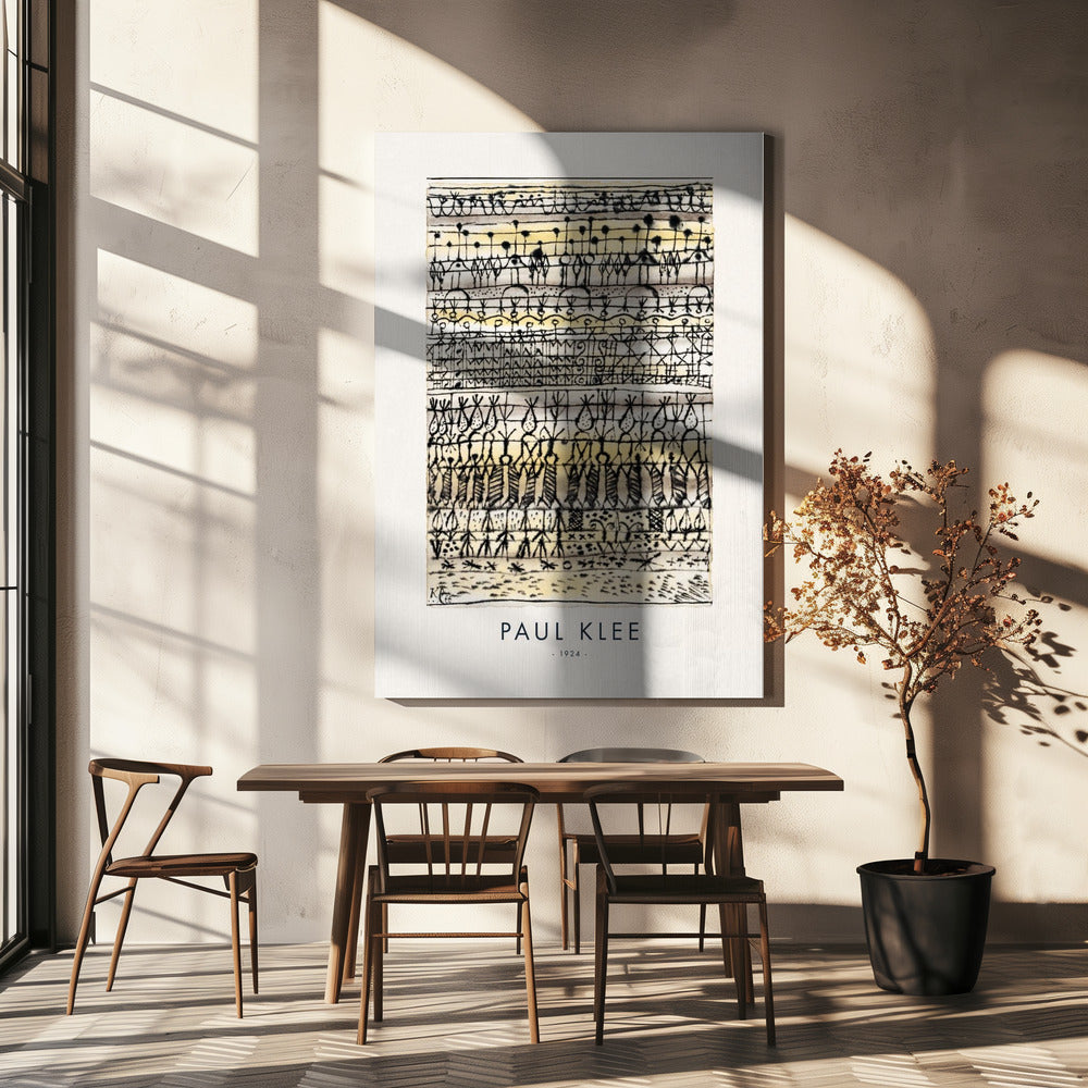 Cooling in a hot zone garden 1924 Poster och Canvastavla