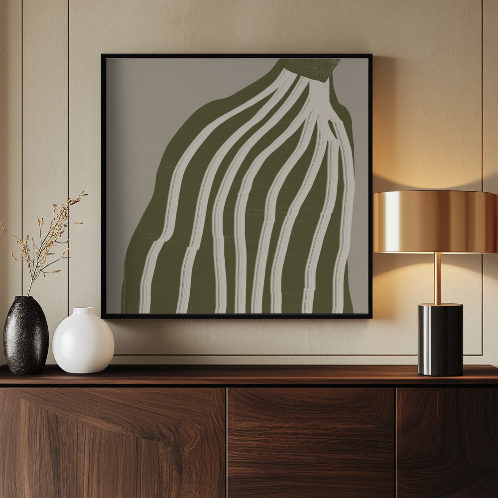 Modern Flower Poster och Canvastavla