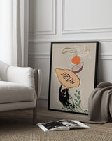 Balancing Fruits Poster och Canvastavla